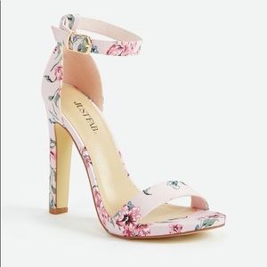 Justfab Floral heeled sandal